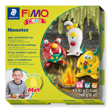 Lade das Bild in den Galerie-Viewer, FIMO® kids 8034 form&play Set mit 4 Blöcken á 42 g