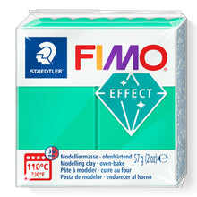 Lade das Bild in den Galerie-Viewer, FIMO® effect 8020 Ofenhärtende Modelliermasse, Normalblock aqua
