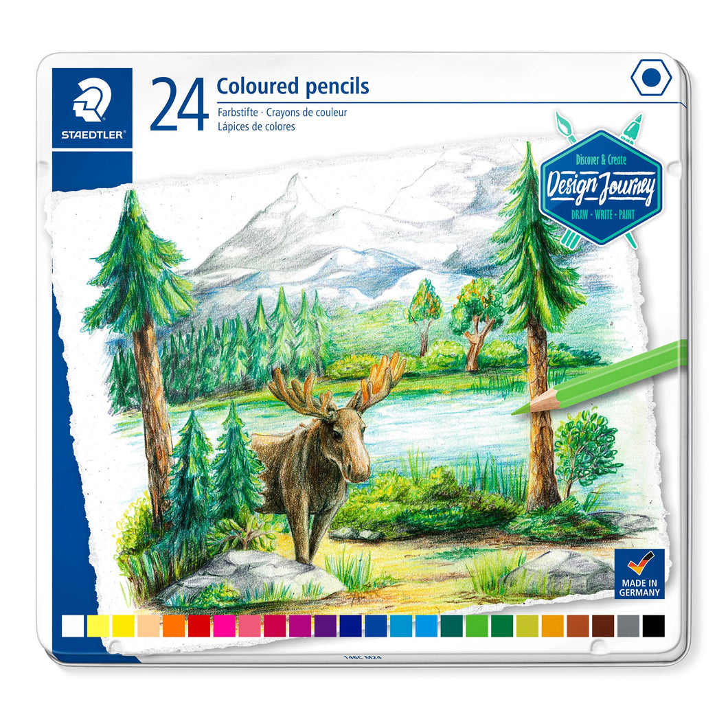 STAEDTLER® 146C Farbstift Metalletui mit Farbstiften in sortierten Farben