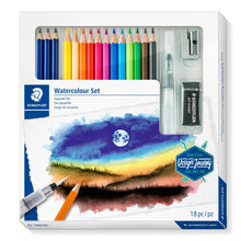 Lade das Bild in den Galerie-Viewer, STAEDTLER® 146 10C Wasservermalbarer Farbstift Kartonetui Set „Aquarellieren“
