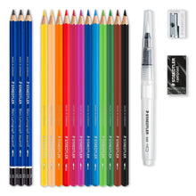 Lade das Bild in den Galerie-Viewer, STAEDTLER® 146 10C Wasservermalbarer Farbstift Kartonetui Set „Aquarellieren“
