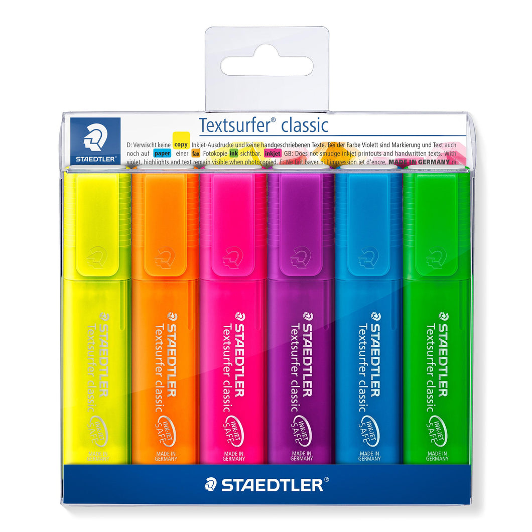 Textsurfer® classic 364 Textmarker Etui mit 6 sortierten Farben