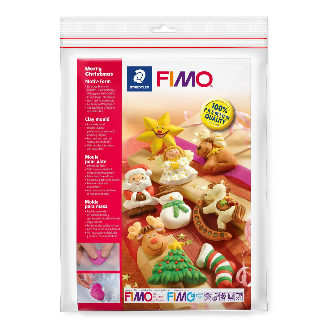 FIMO® 8742 Motiv-Form „Fröhliche Weihnacht“