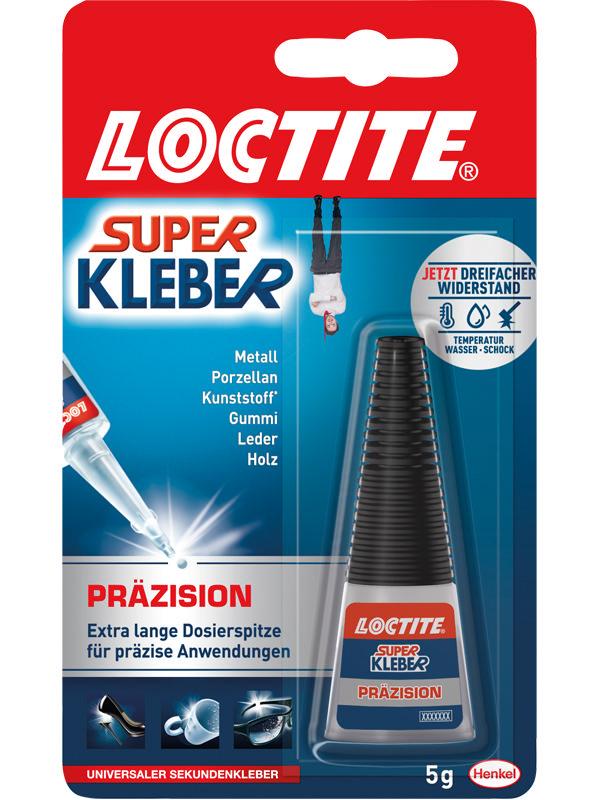 Loctite® Superkleber Universal, ohne Lösungsmittel, 3g Tube, auf Blisterkarte