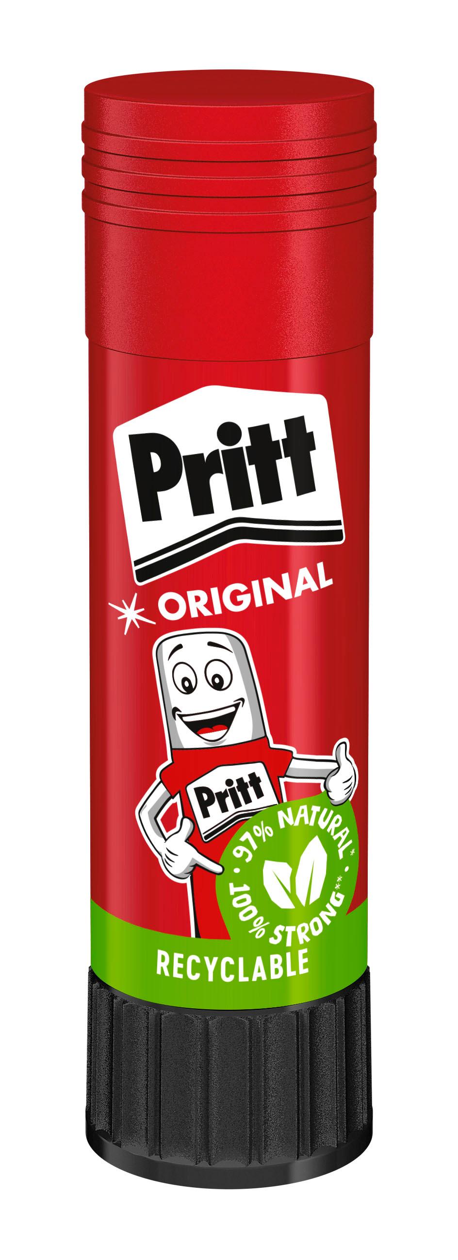 Pritt Klebestift 22g, ohne Lösemittel, 1x22g Klebestift transparent